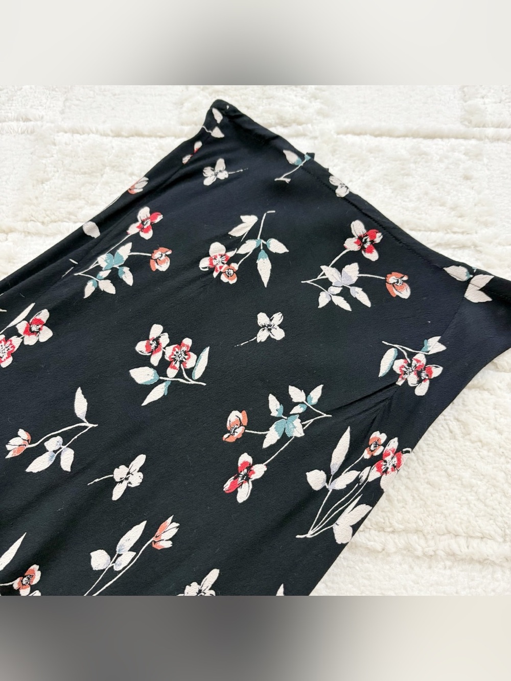 Madewell Floral Midi Slip Skirt 2 - Picture 5 of 10